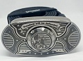 Buckle-knife belt &amp;quot;America-2&amp;quot;, series Laser Stainless Steel