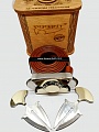 Buckle-knife belt &amp;quot;Keeperbelt&amp;quot;, series Pure Brass