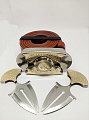 Buckle-knife belt &amp;quot;ISLAM&amp;quot;, series Laser Brass