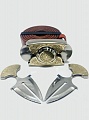 Buckle-knife belt &amp;quot;POSOLON&amp;quot;, series Laser Brass
