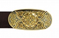 Buckle-knife belt &amp;quot;PATTERN-4.NIKEL&amp;quot;, series GOLD / Zlatoust