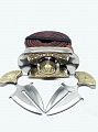 Buckle-knife belt &amp;quot;BIKER-1&amp;quot;, series Laser Brass