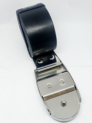 Buckle-knife belt &amp;quot;BIKER-1&amp;quot;, series Laser Stainless Steel