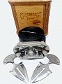 Buckle-knife belt &amp;quot;SKULL-2&amp;quot;, series Laser Stainless Steel